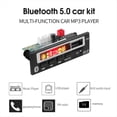thumbnail image 4 of 12V Bluetooth 5.0 Reproductor de MP3 Receptor Inalámbrico Placa Decodificadora de MP3 Módulo de Radio FM para Automóvil TF USB Adaptador de Audio Auxiliar de 3,5 mm, 4 of 5