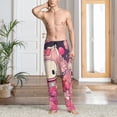 thumbnail image 6 of Lsque Sanrio Print Men's Pajama Pants, Lounge Pant - Comfortable Home Wear,Elastic Waistband, Stylish Design-Medium, 6 of 9