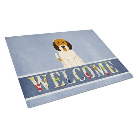 Caroline's Treasures Petit Basset Griffon Veenden Welcome Glass Cutting Board Large
