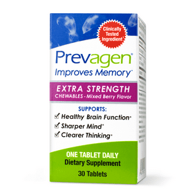 Prevagen Extra Strength Chewables Mixed Berry Flavor Improves Memory 30 ea