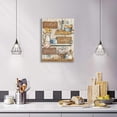 thumbnail image 6 of Farmhouse Kitchen Decor Wall Art Rustic Kitchen Sunflower Cotton Butterfly Pictures For Wall Country Kitchen Sign Canvas Print Modern Artwork For Kitchen Dinning Room Framed 12"x16", 6 of 6