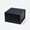 Black, variant on Geoto 6.9"×6.9"×4" B6 Square Deep Size Luxury Rigid Foldable Magnetic Closure Collapsible Gift Packaging Boxes (Black)