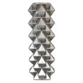 thumbnail image 1 of Plutus PBTH93739 Modern Decorative Ceramic Vase, Matte Silver, 1 of 1