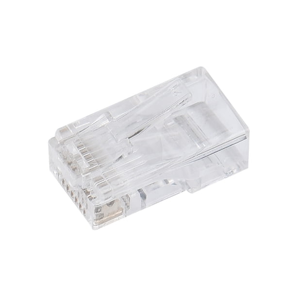 Terminales Rj45 rj45 10 piezas de terminales modulares metálicos, enchufe Cat5 ...