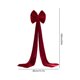 thumbnail image 3 of Adornos Colgantes de Tela Flocada con Lazo Rojo para Ambientes Festivos., 3 of 7