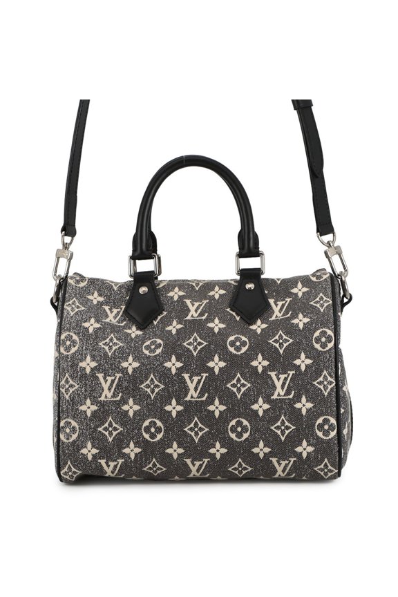Pre-Owned Louis Vuitton Monogram Jacquard Denim Speedy Bandoulire 25 M21464 Handbag. handbag,...
