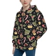 thumbnail image 2 of Pofeuu Christmas Tree Decoration Print Teenage Zipper Hoodie Sweatshirts Hooded Casual Jackets With Pocket For Boys Girls-Small, 2 of 6