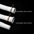 thumbnail image 2 of Uxcell Universal Air Conditioner Drain Hose 18mm ID 5.3ft Thickened with Clamp, White, 2 of 7