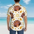 thumbnail image 4 of Kll Men'S Hawaiian Shirt Short Sleeve Button Down Beach Shirts-Fall Turkey, 4 of 7