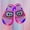 Pink, variant on Girls Slippers LED Light Up Shoes Slip On Open Toe Slide Sandals For Girls Non Slip Rubber Sole Waterproof Home Shoes Cute Summer Holiday Travel Footwear US:1/9-9.5 Years
