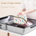 thumbnail image 3 of FORMRS Makeup Bag Travel Cosmetic Organizer for Women Fold Flat Zipper Pouch with Handle, Cute Easter Eggs, 3 of 8