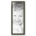 thumbnail image 2 of ArtToFrames 12" x 33" Black Panel With Silver Lip Picture Frame, 12x33 inch Multi Wood Poster Frame (WOM-5093),  Pack, 2 of 7