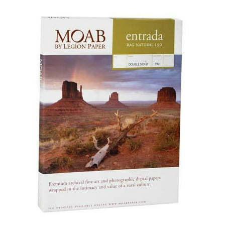 Inkpress Rag Warm Tone Inkjet - Moab Entrada Rag Natural 190gsm 8.5