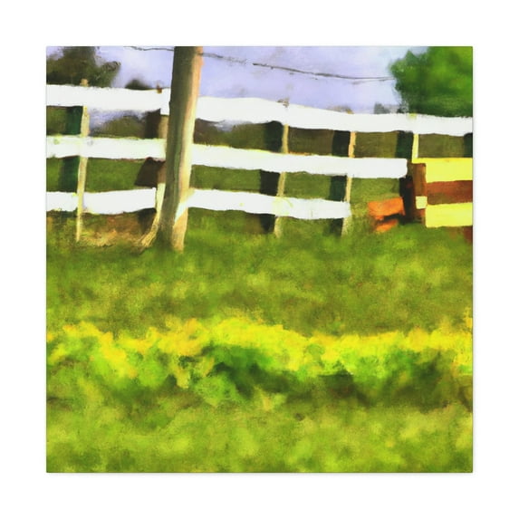 Barnyard Fence Harmony - Canvas
