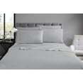 thumbnail image 2 of Swift Home Luxury 6-Piece Sheet Set with Extra Pillow Case, King, Light Gray, 2 of 8