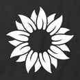 thumbnail image 2 of Sunflower T-Shirt | Pretty Flower Black Tee Gift, 2 of 5