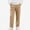 Khaki, variant on SGFCWSX Boys Chino Pants, Straight Leg Fleece Lined Elastic Waist Warm Relaxed Fit Trousers with Pockets for Cold Weather Dark Blue Size 5T