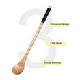 thumbnail image 3 of Popvcly 8" Wooden Reusable Long Handle Spoon, Coffee Spoon Stirring Spoon Soup Spoon Natural All Purpose Spoon Home Kitchen Dining Utensils, 3 of 7