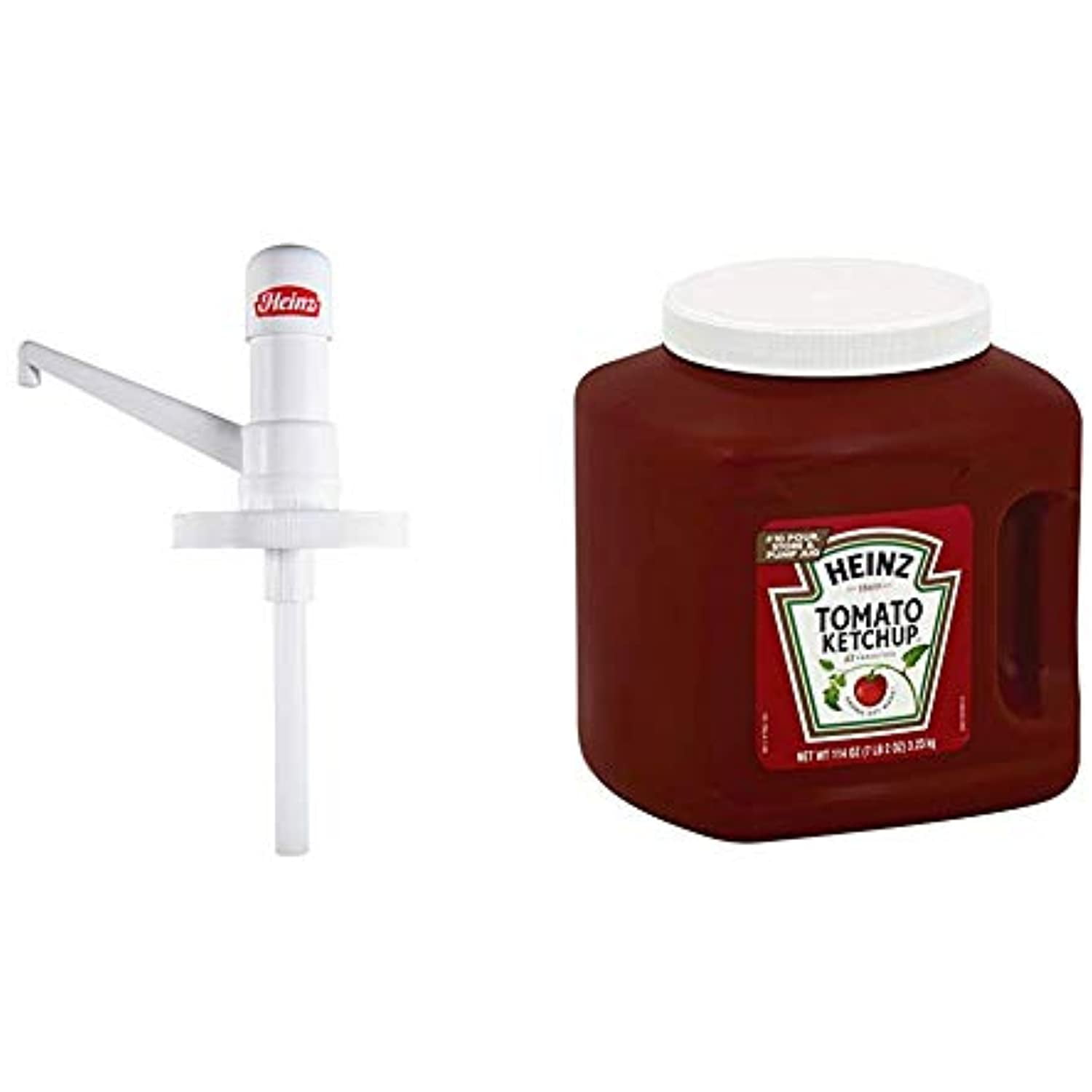 Heinz Ketchup Jug & Pump Set (4 Jug Pumps, 6 Ketchup Jugs)