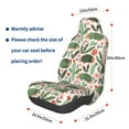 thumbnail image 3 of Wukai Armadillo Full Set Car Seat Covers with Soft Padding Universal Auto Front Seats Protector and Cushion Mat, 3 of 5