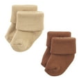 thumbnail image 5 of Hudson Baby Cotton Rich Newborn and Terry Socks, Neutral Tones, 0-6 Months, 5 of 8