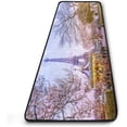thumbnail image 6 of Beautiful Paris Eiffel Tower Carousel Park Runner Rug 72x24 in,Non-Slip Anti Fatigue Comfort Floor Mats Kitchen Long Rugs for Bedroom Living Room Bathroom Hallways Entryways 56, 6 of 7