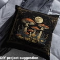 thumbnail image 2 of jejeloiu Red Mushroom Fabric by the Yard 5 Yards,Country Daisy Flower Fabric for Sewing,Moon Stars Print Home Decor Fabric by the Yard For Girl Child,Microfiber Bedroom Decor, 2 of 6
