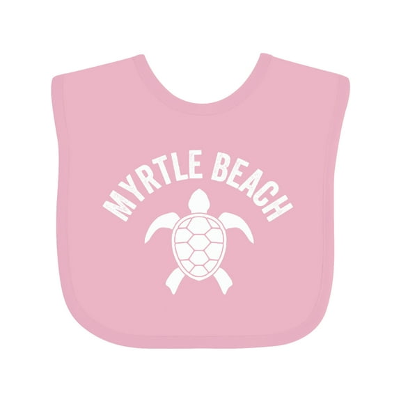 Inktastic Myrtle Beach Retro Tribal Turtle Boys or Girls Baby Bib