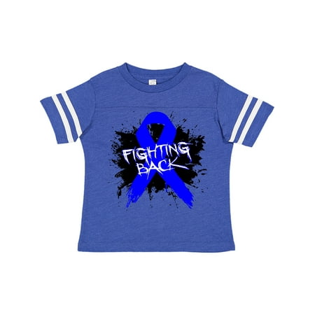 

Inktastic Colon Cancer Fighting Back Gift Toddler Boy or Toddler Girl T-Shirt
