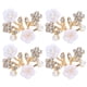 thumbnail image 3 of Hebilla De Cristal, Hebilla De Cristal Hueca, Espalda Plana, Encantadora, Exquisita, Elegante, Decorativa Para Cinturones De Novia, Decoración Para Ropa De Bricolaje Para ANGGREK Hebilla con forma de rama de flor de perla NO.2 de 3,5x2,2 cm, 3 of 8