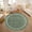 Gray-Green, variant on Scalloped Edge Area Rug – Non-Slip, Machine Washable Low Pile Indoor Carpet, Modern Farmhouse Floor Mat for Living Room, Bedroom, Nursery, Dining Room, Office