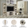 thumbnail image 3 of Signature Design by Ashley Bellaby TV Pier Media Storage Tower with 4 Shelves, 72" Tall, Whitewash, 3 of 7