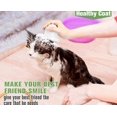 thumbnail image 4 of Cepillo de masaje, dispensador de jabón y champú para perros y gatos compatible con el aseo diario> enjuaga el abrigo mientras se quita la pelusa y el cabello Afortunado Sencillez, 4 of 5