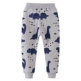 thumbnail image 2 of Esaierr Kids Baby Boys Cotton Sweeatpants 2-6T Toddler Lounging Bottoms Long Pants Pure Cartoon printed Drawstring Active Jogger Pants Casual for Kids Boys, 2 of 6