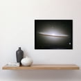 thumbnail image 2 of Hubble Space Telescope Image The Majestic Sombrero Galaxy M104 Messier 104 Bright White Core Globular Clusters Swirling Dust Lanes Earth Art Print Framed Poster Wall Decor 12x16 inch, 2 of 5
