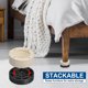 thumbnail image 5 of Elevadores de Muebles Redondos 4 Set, Elevadores de Cama Ajustables de 1.37", Negro y Albaricoque, 5 of 7