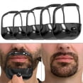 thumbnail image 1 of Beard Shaper Goatee Beard Styling Template Beard Shaping Tool Fashion Goatee Shaving Template Goatee Trimming Tool For Men, 5 Sizes, 1 of 2
