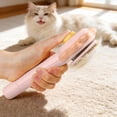 thumbnail image 1 of 2 In 1 Self Cleaning Hair Remover Brush Click Easy Grooming Deshedding For Cats And With All Hair Types, 1 of 5