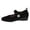Black, variant on Women Girls Dress Shoes Flower Ballet Flower Flats Wedding Party School Comfy Daily Casual Shoes Navy 36