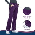 thumbnail image 2 of Cherokee Workwear Professionals Women's Scrubs Pant Mid Rise Straight Leg Pull-On Cargo WW170, 2 of 6