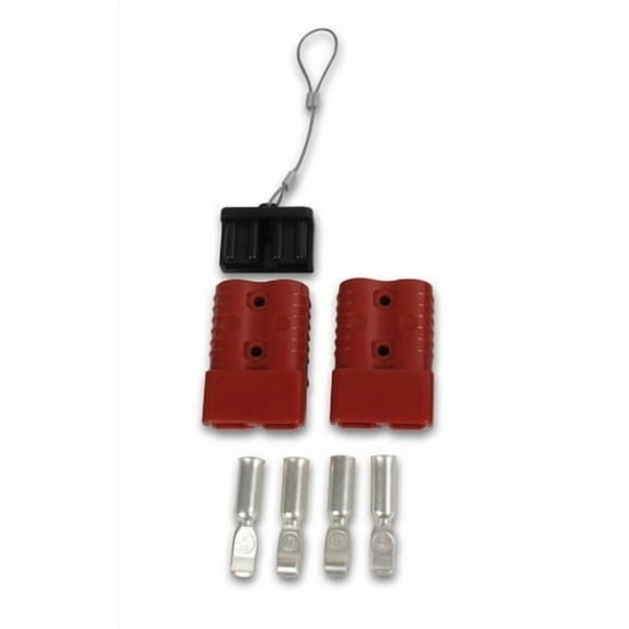 Bulldog Whes Winch Power Cable Connector 20133 2 AWG; 175 Ampere; UL Listed; Copper Terminals; Polycarbonate Housing; Set Of 2; With 4 Terminals And Dust Cover