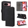 thumbnail image 1 of Phone Wallet Case for Google Pixel 10 Pro with Stand - Leather Folio Cover & Card Slots Black, 1 of 5