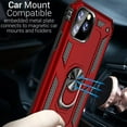 thumbnail image 5 of CoverON Apple iPhone 11 Pro Max Case with Magnetic Car Mount Compatible Ring Holder Kickstand Phone Cover - Resistor Series, 5 of 8