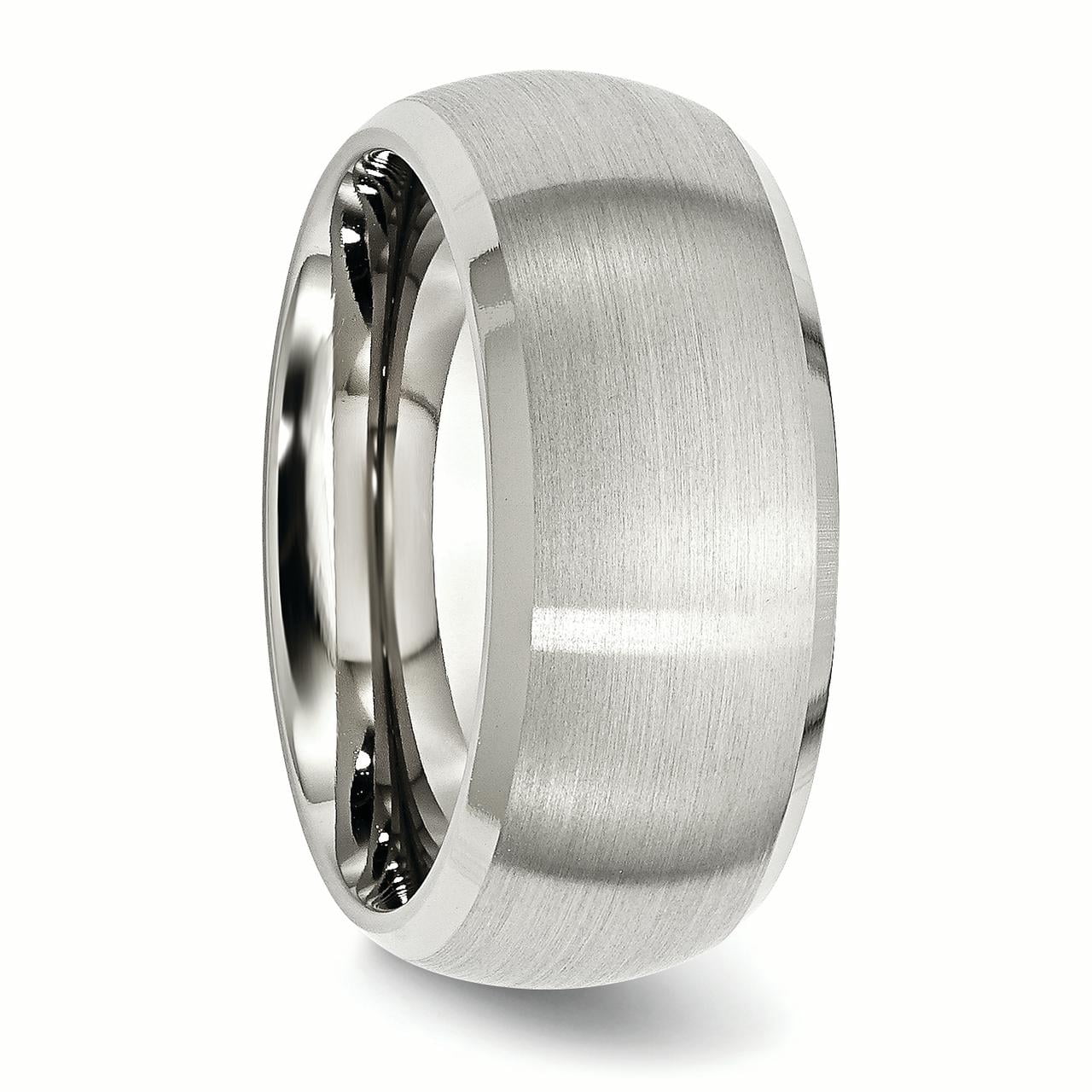 Primal Steel Stainless Steel Brushed and 10mm Beveled Edge Band