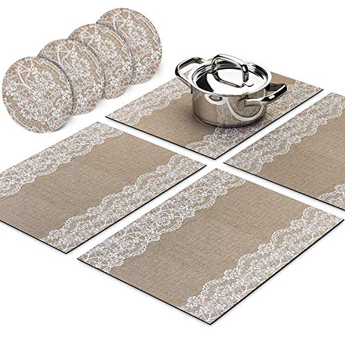 TrivetrunnerDecorative Modular Trivet Runner for Table 4 pcs Placemats
