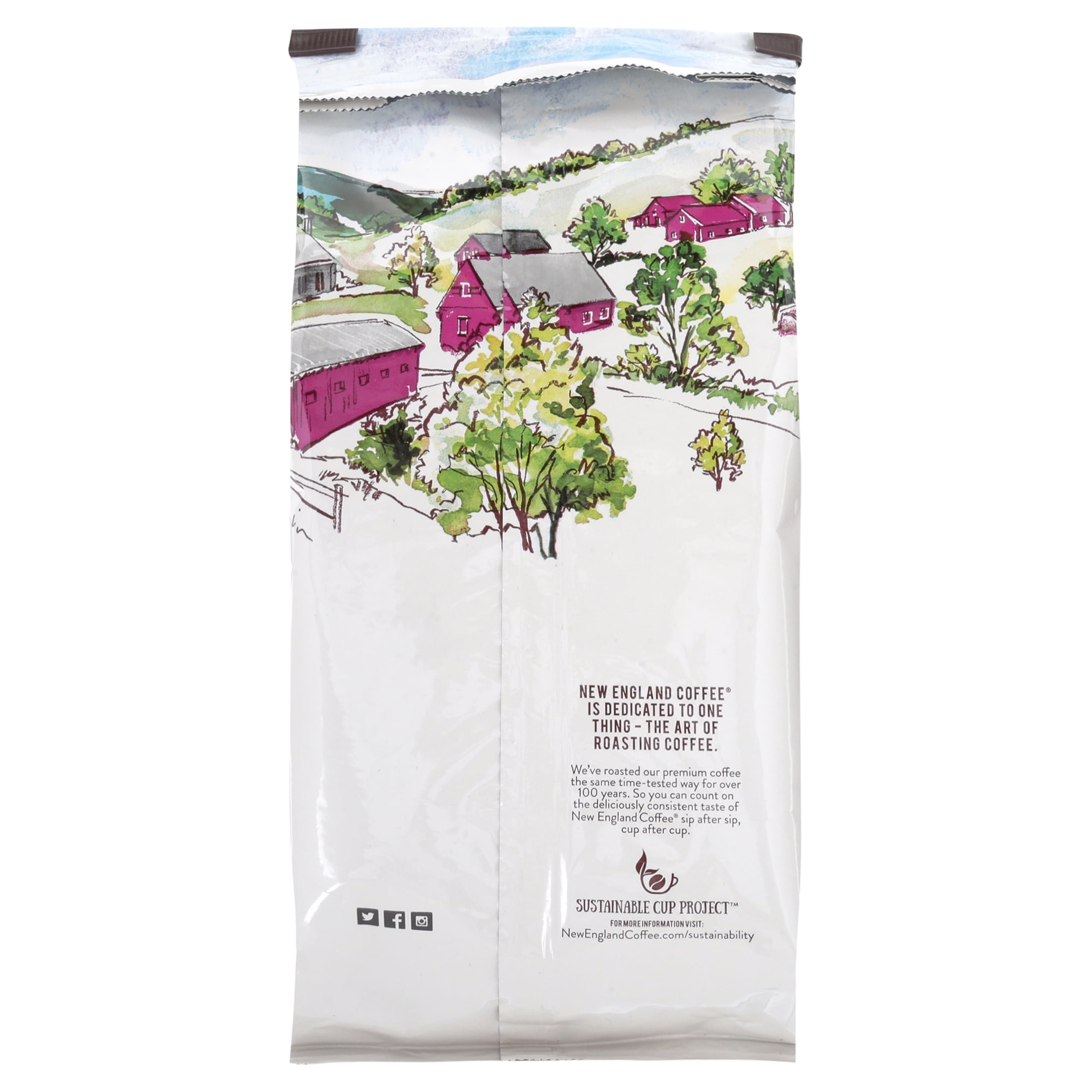New England Coffee Colombian Supremo Ground Coffee, 22 oz