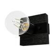 thumbnail image 2 of Hunter - Donelson 1-light Natural Black Iron, Small Sconce Light, Dimmable, Rustic Style, for Bedrooms, Dining, Living Rooms - 13051, 2 of 7