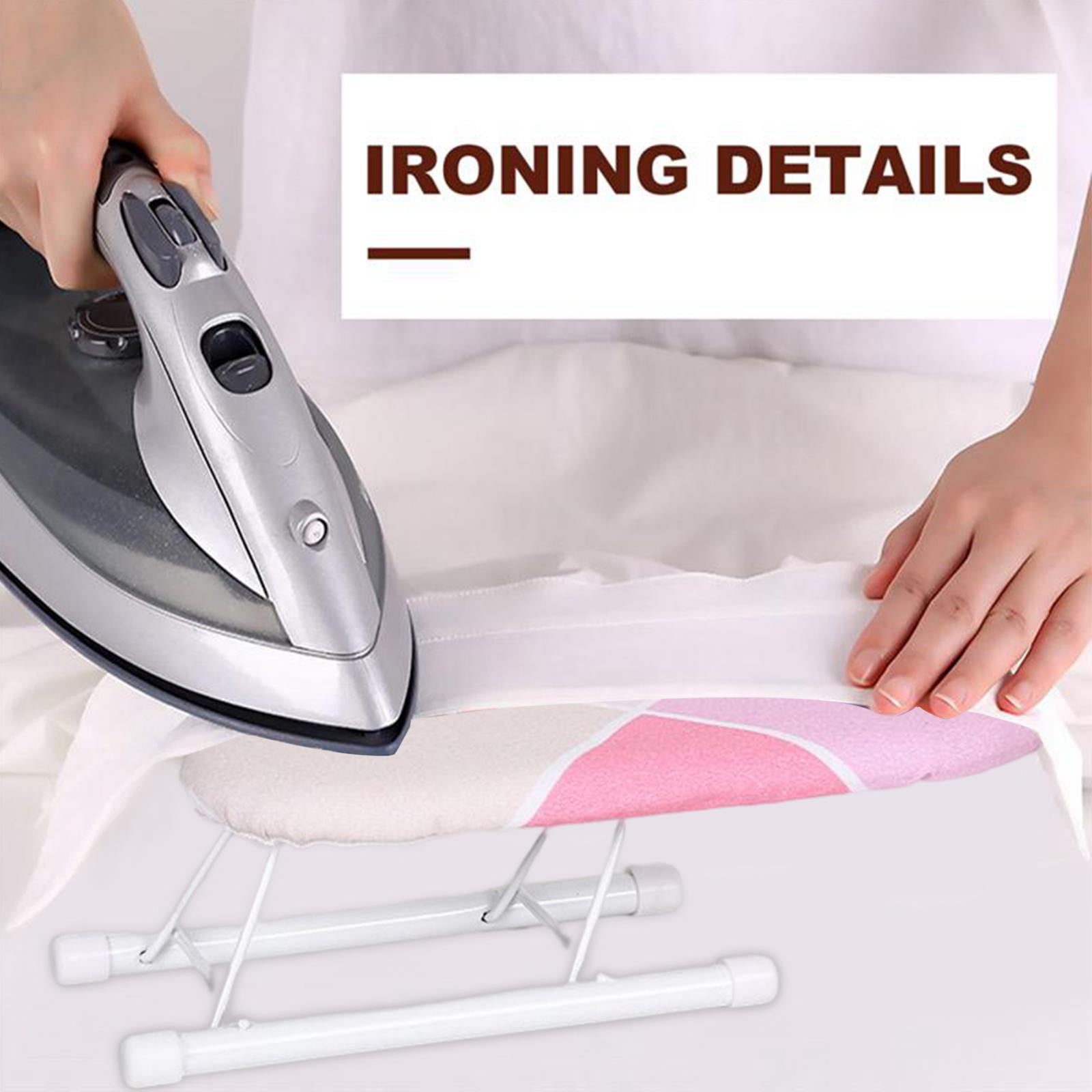 Mini Ironing Board, Table Ironing Boards with Folding Legs, Table Ironing  Board Small Ironing Board with Cotton Cover, Portable Mini Sleeve Ironing