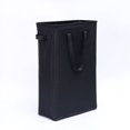 thumbnail image 1 of CHAO Cestas para la colada de 45 litros con asas (negras), cesta para la colada fina y plegable, bolsa rectangular para la colada de tela Oxford, cestas para la colada, bolsa de almacenamiento para el, 1 of 5