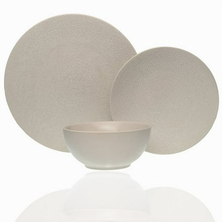 Red Vanilla Matrix 18 Piece Dinner Set Service For 6